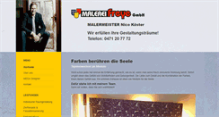 Desktop Screenshot of freye-malerei.de